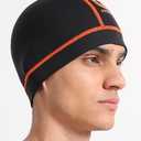 Intbost 3mm Wetsuit Beanie for Men Keep Warm in Cold Water Wetsuit Cap Neoprene Beanie Thermal Vented Bib Hood for Swimming Cap Scuba Diving Hood Snorkeling Hat Youth, L/XL