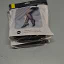 2 x EXQUISLIFE Fleece Lined Tights Sheer Women - Fake Translucent Warm Pantyhose Leggings Sheer Thick Tights, for Winter (Black)