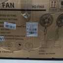 Misting Fan, 2026 Upgraded 4L Large Water Tank Mister Cooling Fan, 5 Speeds 3 Modes Misting Standing Fan, Floor Fan with Remote for Home, Bedroom, Patio, Outdoor Pcs