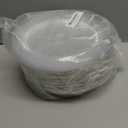 9'' Inch Round Tin Foil Pans Disposable Aluminum Pans with Clear Lids (30 Pack), Freezer & Oven Safe - For Baking, Cooking, Storage, Roasting, & Reheating, Recyclable, Pack of 30