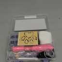 Hotfix Applicator Tool with 8600 Pcs Rhinestones for Blinging Clothes, Fabric, Clothing, Leather, Hot Fix Bedazzler Kit with 6 Tips, Stand, Manual, Case, Glove, Stencils, Tray, Tweezers, Gem Picker