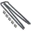 YOXUFA 420 Drive Chain 120 Links Heavy Duty for 50cc 70cc 90cc 110cc 125cc CRF150 Grom YZ80 SSR KLX NST SDG TaoTao Coolster Apollo Kazuma Baja Lifan 4 Wheeler ATV Quad Go Kart Dirt Pit Mini Bike Parts