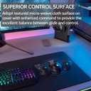 KTRIO Large Gaming Mouse Pad Desk Mat, Superior Micro-Weave Cloth for Precise Mouse Control, Non-Slip Rubber Base, Stitched Edges, Water-Resistant, for Gamer, Office & Home, 31.5" x 11.8" inches, 31.5L x 11.8W inches