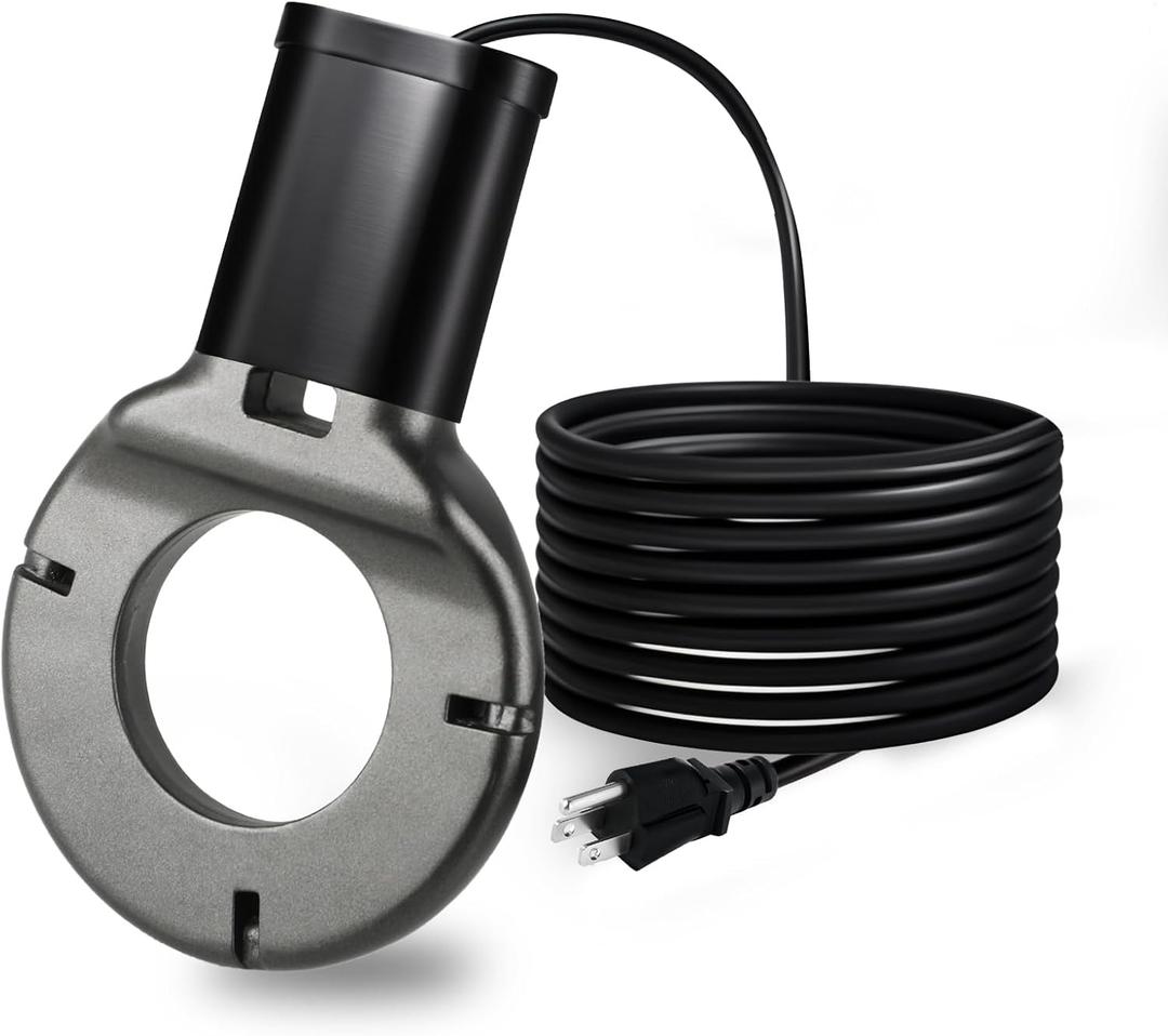 1000W Utility De-Icer, Submergible Bird Bath Heater De-icer, Chicken Water Heater, Stock Tank Heater for Livestock Poultry Birds, Cows, Horses, Wildlife Drinkingwith 10FT Power Cord, Black