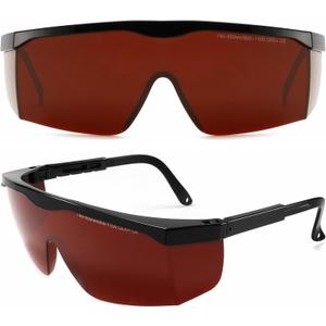 Alsenor IPL 190nm-550nm & 800nm-1100nm Laser Safety Glasses Goggles For Laser Cosmetology Operator Eye Protection And Laser Hair Removal Treatment
