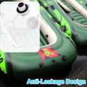 3 x Inflatable Boat Air Valve, 2pcs Air Valve Inflatable Boat Spiral Air Plugs One-Way Inflation Replacement Screw Boston Valve for Boats Rubber Dinghy Raft Kayak Pool Boat Airbeds (White)