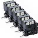 Compatible with DYMO Rhino 5200 Heat Shrink Labels 3/4 18057 A18057 White Heat Shrink Tubes Use for DYMO Rhino 4200 5000 6000 Rhinopro Industrial Label Maker, 3/4" x 4.9',5-Pack