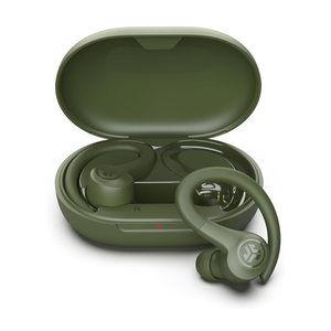 JLab Go Sport+ Wireless Workout Earbuds Featuring C3 Clear Calling, Secure Earhook Sport Design, 35+ Hour Bluetooth Playtime, and 3 EQ Sound Settings (Green)