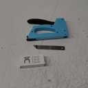SHALL Light Duty Staple Gun for Wood - Upholstery Staple Gun with 1600pcs JT21 Staples 1/4, 5/16, 3/8 inch and Staple Remover - Fabric Stapler Gun for Crafts, DIY, Decoration (Blue)
