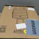 Flight Knight Carry On Suitcase 18x14x8" Hardside Built In TSA Lock & USB Port Lightweight Luggage Silent Double Spinner Wheels Maximum Underseat Carry-On Bag For American & United Approved Airlines Navy/Tan