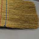 Rubbermaid Commercial Products Heavy-Duty Corn Broom, 1 1/8-Inch Wood Handle, Red, Indoor/Outdoor Broom for Courtyard/Garage/Lobby/Mall/Office