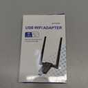 Wireless USB WiFi Adapter for PC: 1300Mbps 5G/2.4G Dual 5dBi High-gain Antennas WiFi Adapter for Desktop PC, Wireless Network Dongle for Windows11/10/7