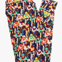 LuLaRoe Multi Modern Leggings, Women's, Unique Patterns, Low Rise, Size TC 12-18, Pack Of 2