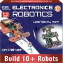 Butterfly EduFields 10-in-1 STEM Robotics Kit for Kids Ages 8-14 | Electronics & Engineering Science Kit with Circuit Board Projects | Educational Robot Building Kit