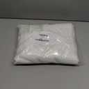 NICETOWN White Linen Sheer Curtains and Drapes 84 inches Long, Rod Pocket & Back Tab semitransparent with Light Through Vertical Window Treatments for Sliding Glass Door & Living Room, 52"W, Set of 2