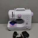 Sewing Machine for Beginners - Portable Electric Hand Mini Sewing Machine 12 Built-In Stitches with 2 Speed Foot Pedal Small Handheld Maquina de Coser Purple