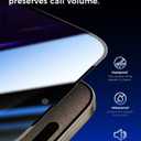 MAGIC JOHN 2 Pack for iPhone 15 Pro Max 6.7 inch Privacy Glass Screen Protector, Auto Dust-Elimination Installation, Bubble Free, Easy Installation