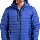 Clique Valhalla Eco Full Zip Mens Puffer Jacket, Royal Blue, S