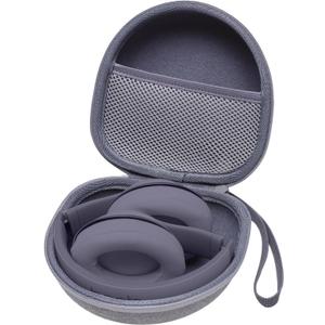 Headphone Headset Case for JLab JBuds Lux ANC/JLab Go Lux ANC/Beats/JBL/TOZO/BERIBES/Picun/KVIDIO Noise Cancelling Over-Ear Foldable Headphone (Gray)