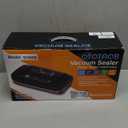 95kpa Vacuum Sealer Machine,Commercial Full Automatic Food Sealer,Powerful Sealing System with Double Heat Seal,Bags Storage, Easy-Lock Handle,Build-in Cutter,1 Bag Rolls and 10 pcs Pre-cut Bags (Black)