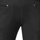 Cherokee Scrubs for Women Mid Rise Straight Leg Scrub Pants For Women Pull-on Bottoms with 6 Pockets & 360° Stretch - CK002 (Black, S)
