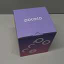 POCOCO Galaxy Star Projector for Bedroom with Replaceable Optical Film Discs, Home Planetarium Night Light Projector with High-Definition Soft Light for Relax, Study, and Meditate, Stress Relief Gifts (White)