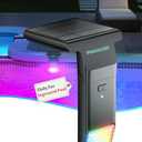 POOLHACKER Solar Pool Lights Only for Inground Pool, 10-Color 4-Mode Light Sensing LED, Underwater Lighting with Timer Off, Submersible Lights with Remote, Waterproof Design, 1 Pack