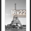 upsimples 16x22 Picture Frame, Wall Decor Poster Frames, Black 1 Pack