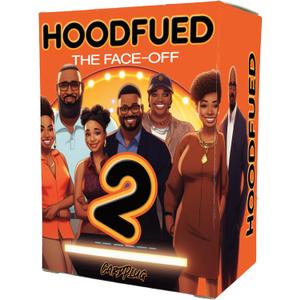 HoodFued 2  Black Family Feud-Style Card Game for African-American Parties, Reunions, and Game Nights | Fun Trivia Entertainment for Adults & Teens