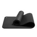 Amazon Basics 1/2 Inch Extra Thick Exercise Yoga Mat with Carrying Strap (Black)