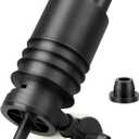Windshield Washer Pump w/Grommet, Windshield Washer Motor Replacement for Jeep Dodge Chrysler Volkswagen Audi BMW Chevrolet Ford