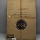 DesignOvation Beatrice Framed Linen Fabric Pinboard, 18x27, Walnut Brown (18" x 1")