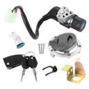 Ignition Switch Fuel Gas Cap Key Lock Set 35010-K26-B03 Compatible with Honda Grom MSX125 M2 & M3 35010-K26-B02