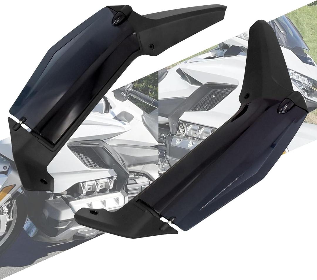 Adjustable Air Deflectors Side Fairing Wing Shield Fit for Honda Gold Wing GL1800 2018-2024