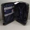 Coolife Luggage Expandable(only 28") Suitcase PC+ABS Spinner Built-In TSA lock 20in 24in 28in Carry on (Charcoal.)