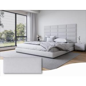 Peel and Stick Upholstered Headboard Queen Size, 9 Panels
Interior Wall Panels for Bedroom, 3D Soundproof Tufted Fabric Headboard,Wall Mounted Headboards, 10"x24" Light Grey