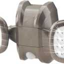 BIGLIGHT Motion Sensor Light Battery Operated, IP65 Waterproof Wireless Indoor Outdoor Security Flood Light Sensor Auto On Off for Porch, Patio, Stairs, Garage, Shed, 6000K White, Brown