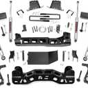 Rough Country 6" Lift Kit w/N3 Struts for 2011-2013 Ford F-150 4WD - 57532, Included in Box: Front and rear heavy-duty crossmembers only.
Missing Items: Missing most of the kit (front N3 lifted struts, rear N3 shocks, lifted knuckles/spindles, rear lift blocks, U-bolts, skid plate, differential drop brackets, sway bar brackets, and all mounting hardware/fasteners).
