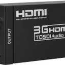 Groza HDMI to SDI Converter, HDMI to SD-SDI HD-SDI 3G-SDI Audio Video Adapter,Support 1080P 1080I for Camera Home Theater Monitora