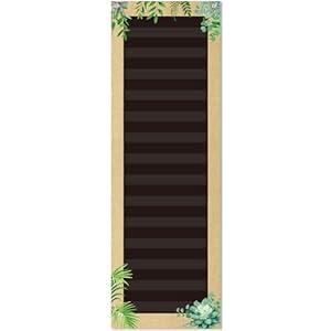 Blosssound Daily Schedule Pocket Chart Class Schedule with 14 Pocket 2 Hooks Educational Pocket Chart Calendar Storage Pocket for School Classroom Office Home Teacher Reusable Supplies(Greenery)