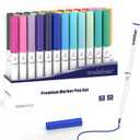1.0 Tip Pen Set Compatible with Cricut Maker 3/Maker 4/Maker/Explore 3/4/Air 2/Air, Premium Marker Pen Set of 36 Pack Medium Point Pens for Writing, Drawing, DIY Crafts