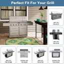Grill Replacement Parts for Jenn Air 720-0727 720-0720 720-0709B 720-0709, Kitchenaid 720-0709C 720-0826, Grill Grates Replacement for Jenn-Air 720-0709B 720-0727 5 Burner Gas BBQ Grill