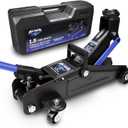 Low Profile Floor Jack 1.5 Ton (3000 lbs), Heavy Duty Hydraulic Car Jack with Storage Case, Single Piston Quick Lift Pump, 135-305mm (5.3"-12") Lifting Range1.5T with case
