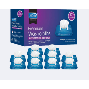 Inspire Adult Wash Cloths 500 Count