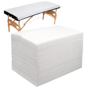 100pcs Massage Table Sheets, Disposable Bed Sheets Soft Non woven Fabric Spa Bed Sheets Breathable For Massage Beauty Salon Eyelash Wax Tattoo Bed Covers, 31" x 71" White