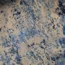 8x10 Area Rugs for Living Room, Washable Sky Blue Gold Large Rug | Machine Washable; Stain-Resistant; Low Pile; Non-Slip; Modern Abstract; Carpet for Bedroom Dining Office Nursery Home
