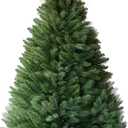 CASA CLAUSI 6ft Artificial Christmas Tree Premium Pine Xmas Tree with 1000 Branch Tip, 1 Minute Christmas Tree Unlit Realistic Holiday Party Décor for Home Office, Foldable Stand, Easy Assembly