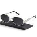 livho 2025 Trendy Oval Sunglasses - Stylish Polarized Shades for Everyday - Retro Metal Frames
