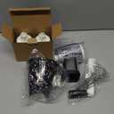 Cambom Rotary Cheese Grater Hand Crank Cheese Shredder for Fresh Cheese, Vegetable, Nuts,Non-slip Suction Base, Free Cleaning Brush Three Blades, Black