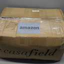 DWR Heavyweight Down Feather Fibers Comforter Oversized King, Ultra-Soft Cotton Blend Fabric, Overfilled Winter Warm Hotel Duvet Insert for Cold Weather/Sleeper (120x98, White)